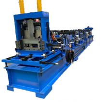 latest technology color steel c purlin channel roll forming making machine